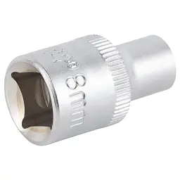 Насадка шестигранна коротка 1/2" 8мм CrV mid SIGMA (6071081) - мініатюра 4