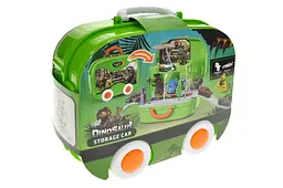 Дитячий паркінг з машинкою та фігурка динозавра у валізі Dinosaur Storage Car ZH-676 р.23,5х10,5х20,5см
