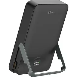 Павербанк ATRIA Black 10 000 mAh / 15 Вт (WPD-W57B) - мініатюра 4