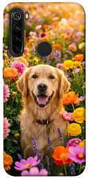 TPU чохол Demsky Flowery labrador для Xiaomi Redmi Note 8