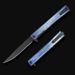 Ніж Ocaso Solstice, Anodized titanium, Black (10DBB) - мініатюра 3