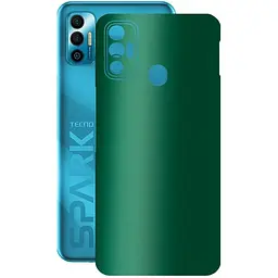 Защитная пленка StatusSKIN для Tecno Spark 7T Корпус Винил Зеленая