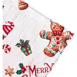 Ранер Ardesto Christmas Gingerbread 33 x 137 см червоний (ART01HCG) - мініатюра 4