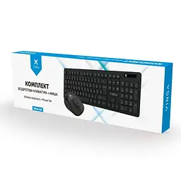 Комплект (Клавіатура та миша) Vinga KBSW-100 Wireless Black (KBSW-100) - мініатюра 7