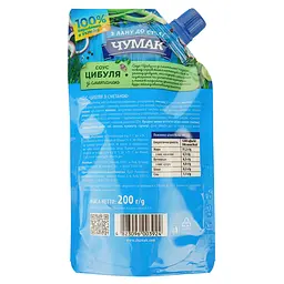 Соус Чумак Цибуля зі сметаною 200 г (831404) - мініатюра 2