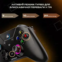 Геймпад бездротовий контролер Lenovo S02 для Nintendo Switch OLED, Switch Lite, PC, Mobile - мініатюра 5