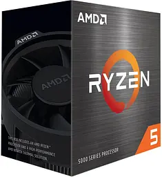 Процесор AMD Ryzen 5 5500F (100-100001905BOX) (Socket AM4, 12T, 4.4 ГГц, Box)