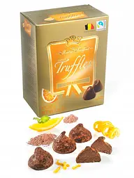Цукерки Maitre Truffout Fancy Truffles Orange трюфелі з апельсином 200 г  - мініатюра 2