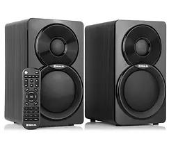 Колонки 2.0 Real-El S-405 Black, 2 x 4 Вт, BT, пластиковий корпус - мініатюра 5