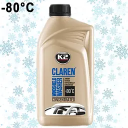 Зимовий омивач скла концентрат Нейтральний K2 -80°C 1 л (K611)