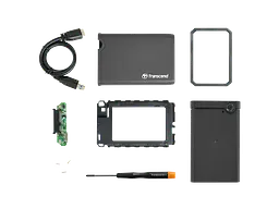 Зовнішня кишеня для HDD/SSD Transcend StoreJet 25CK3 2.5` SATA to USB 3.0 Rubber (TS0GSJ25CK3) [69861] - мініатюра 6