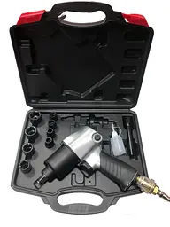 Пневмогайковерт 700 Нм 1/2" з набором головок 15268K