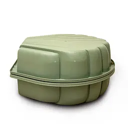 Дитяча пісочниця-басейн Мушля Doloni Toys 01236/03eco зелений, з кришкою - мініатюра 3