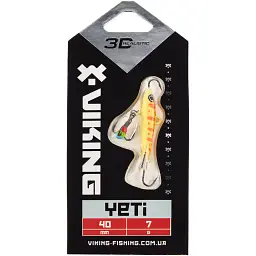 Балансир Viking Fishing Yeti Ice Jig 40mm 7.0g #6 Japanese School - мініатюра 2