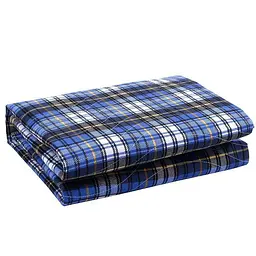 Багаторазова пелюшка для собак Derby Washable Reusable Pet Pee Pad Blue Plaid 60х90 см