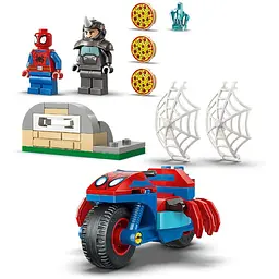 Конструктор LEGO Super Heroes Marvel Павук на мотоциклі проти Носорога 61 деталь (11206) - мініатюра 4