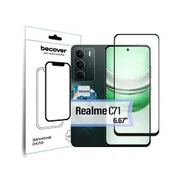 Скло захисне BeCover Realme C71 Black (713728) - мініатюра 2