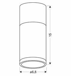 Точковий світильник Candellux 2284279 TUBA - мініатюра 3