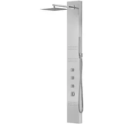 Душова панель Corsan Neo inox S060MSL, Нержавіюча сталь