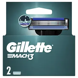 Змінні картриджі для гоління Gillette Mach3, 2 шт. - мініатюра 2