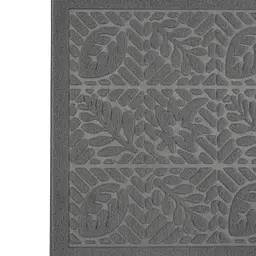 Килимок придверний Eco Fabric Листя без кромки сірий 40 х 60 см (4060-007) - мініатюра 6
