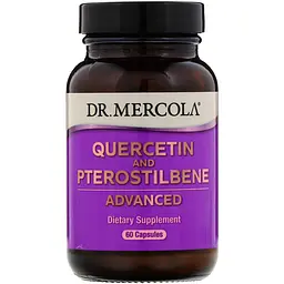 Кверцетин и птеростильбен Dr. Mercola Quercetin and Pterostilbene 60 капс