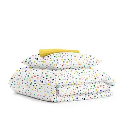 Дитяча постільна білизна в ліжечко DOTS CS7, зелений (ColorBlotsV6-6662_Summer99_140)