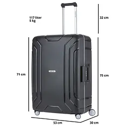 Валіза CarryOn Steward (L) Black (502324) - мініатюра 4