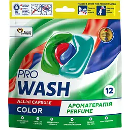 Капсули для прання ProWash Color 12 шт.