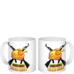Кухоль GeekLand PUBG Виграш є - можна поїсти 02.01.915 330 мл білий - мініатюра 3