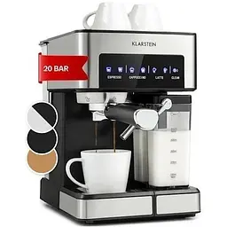 Кавомашина Klarstein Arabica Comfort 1350W 20 бар Німеччина (10035655)
