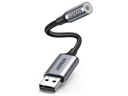 Звукова карта UGREEN CM477 Gray (30757) - мініатюра 4