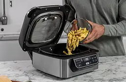 Мультипіч Ninja Foodi Health MultiGrill & Air Fryer чорна (AG301EU) - мініатюра 10