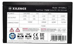 БЖ 750W Xilence XP750R6.2_Bulk Performance C+ 120mm, 80+ White, Bulk - мініатюра 7