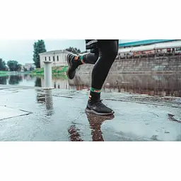 Шкарпетки DexShell Running водонепроникні XL з помаранчевими смугами - мініатюра 9