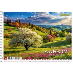 Альбом для малювання Школярик на спіралі, A4 30 арк., упаковка 9 шт. (PB-SC-030-8058)