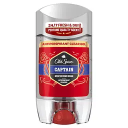 Антиперспірант Old Spice Captain Прозорий гелевий 70 мл (8006530030397)