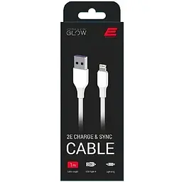 Кабель 2E USB-A - Lightning Glow 1m White - мініатюра 2