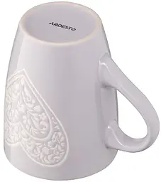 Чашка Ardesto Heart, 330 мл, сірий (AR3467GR) - мініатюра 5