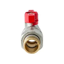 Кран з американкою Koer Extreme KE.227-20 - 3/4" ручка "метелик" червона KR5766 - мініатюра 4