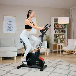 Велотренажер Hop-Sport HS-2080 Spark чорно-червоний (2025) - мініатюра 2