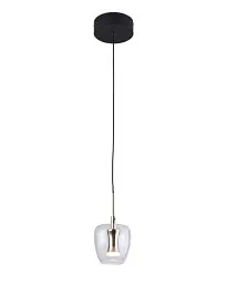 Світильник підвісний, люстра Zuma Line 5905316668201 Nelson LED 1x3W 3000K 350Lm IP20 золотий