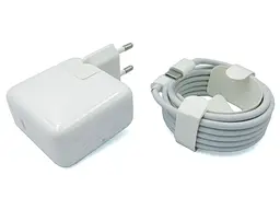 Адаптер для Apple 30W A1882 (MR2A2CH/A) Type-C (USB-C) + EU вилка - мініатюра 2