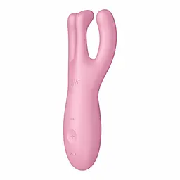 Вібратор для клітора Satisfyer Threesome 4 14 см рожевий - мініатюра 6
