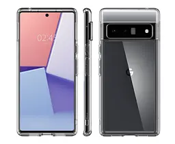 Чохол прозорий протиударний Spigen Ultra Hybrid Crystal SPGACS03465 для Google Pixel 6 Pro (6.7") Clear - мініатюра 7