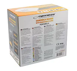 Вафельниця-сендвічниця-гриль 3в1 Esperanza EKT006W - мініатюра 5