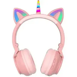 Навушники Unicorn Bluetooth Stereo STN-27 LED pink - мініатюра 2