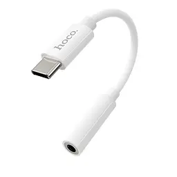 Перехідник Type-C на 3.5 мм Hoco LS30 Audio converter аудіо адаптер - мініатюра 3