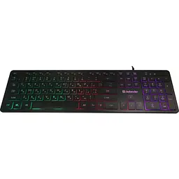 Клавіатура Defender Balance LQ LED USB UA Black (450790) - мініатюра 2