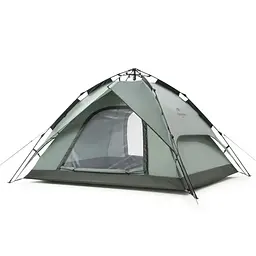 Намет тримісний Naturehike (NH21ZP008) автоматичний темно-зелений - мініатюра 2